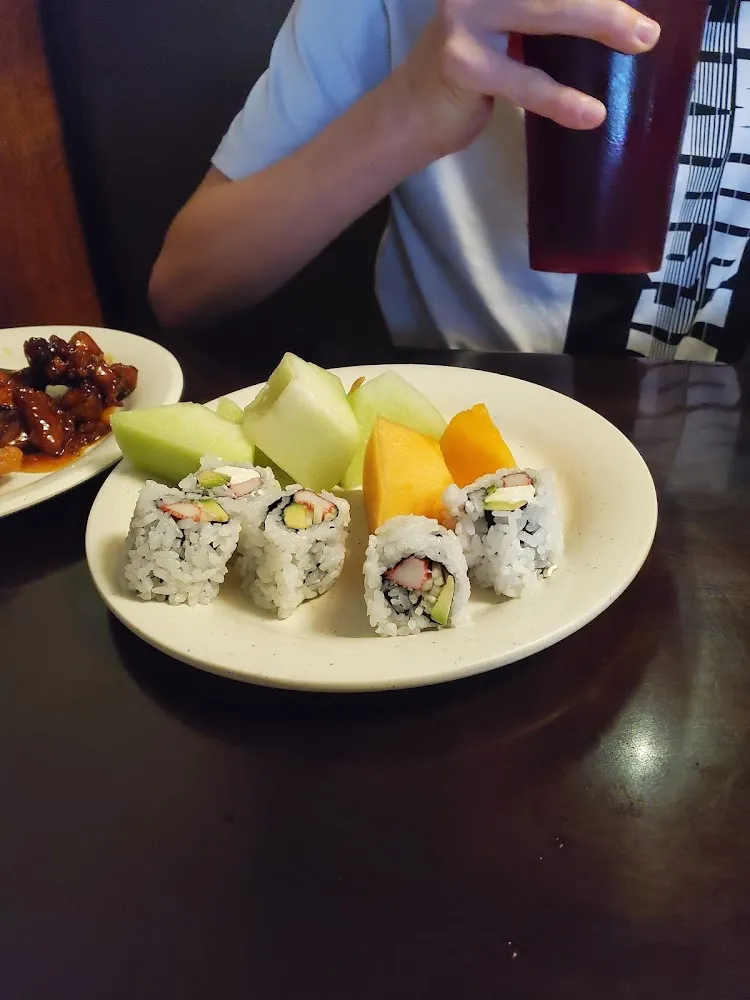 Sushi and Fruit